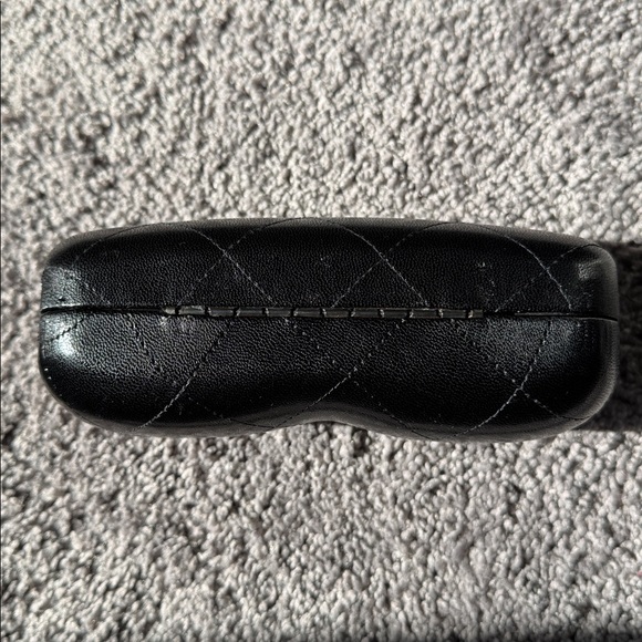 CHANEL Quilted Sunglass Case & Cleaning Cloth Black - Picture 5 of 15